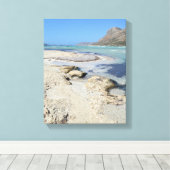 Toile Plage méditerranéenne Tropical Imprimer (Insitu (Plancher de Bois))