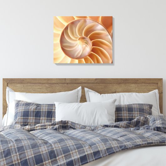 Toile Plage Nautilus Shell Art Canvas Imprimer (Insitu(Chambre))