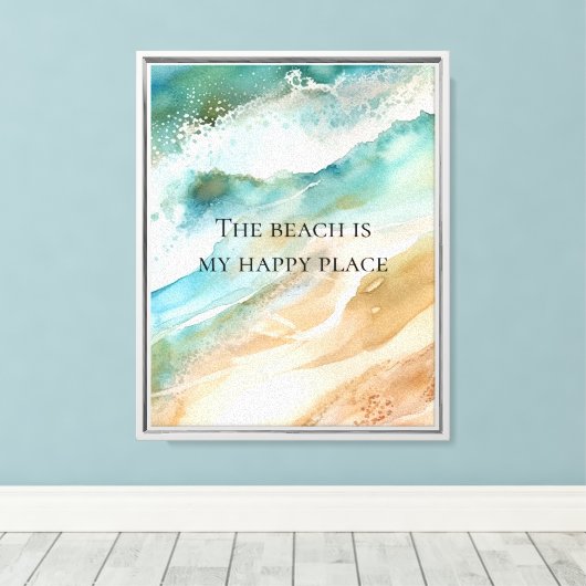 Toile Plage Océan (Insitu (Plancher de Bois))