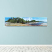 Toile Plage Panorama Cahuita (Insitu (Plancher de Bois))