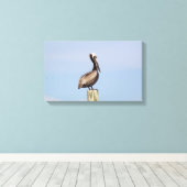 Toile Plage Pelican Fishing Canvas (Insitu (Plancher de Bois))