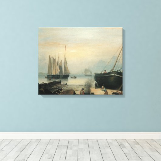 Toile Plage pour réparations, Duncan's Point, Gloucester (Insitu (Plancher de Bois))