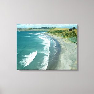 Toile Plage raglane, Nouvelle Zélande par Bruce