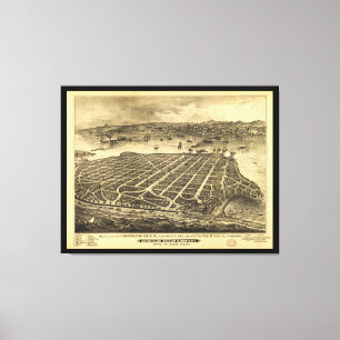 Toile Plage San Diego la Californie (1880) de Coronado
