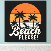 Toile Plage s'il vous plaît (Insitu (Plancher de Bois))