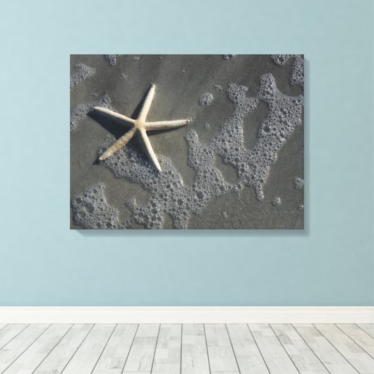 Toile Plage Starfish Canvas (Insitu (Plancher de Bois))