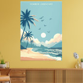Toile Plage tropicale (Insitu(Salon))