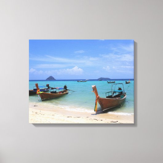 Toile Plage tropicale (Recto)