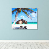 Toile Plage tropicale (Insitu (Plancher de Bois))