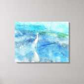 Toile Plage tropicale côtière Vagues océaniques Aiguille (Recto)