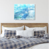 Toile Plage tropicale côtière Vagues océaniques Aiguille (Insitu(Chambre))