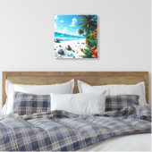 Toile Plage Tropicale Plage Plage Plage Côtière Art Baln (Insitu(Chambre))