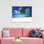 Toile Plage tropicale | Seychelles (Insitu(Salon))