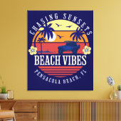 Toile Plage Vibes Pensacola Beach, FL (Insitu(Salon))