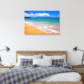 Toile Plage Vide Et Eaux Bleues (Insitu(Chambre))