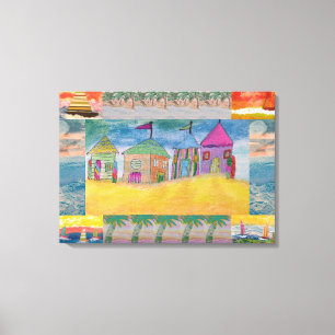 Toile Plages Abstraites