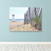 Toile Plages de la dune de sable de Montauk, NY (Insitu (Plancher de Bois))