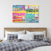 Toile Plages et voiliers (Insitu(Chambre))