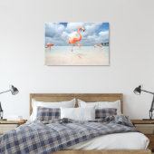 Toile Plages tropicales | Flamants roses Beach, Aruba (Insitu(Chambre))