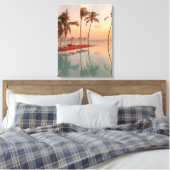 Toile Plages tropicales | Maldives Tropical Beach & Pool (Insitu(Chambre))