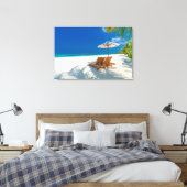 Toile Plages tropicales | Plage de chaises longues Bora  (Insitu(Chambre))