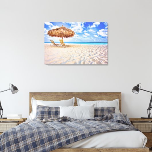 Toile Plages tropicales | Plage de sable d'Aruba (Insitu(Chambre))