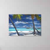 Toile Plages tropicales | Sandy Beach, Maldives (Recto)