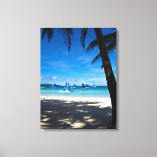 Toile Plages tropicales White Beach Boracay Philippine