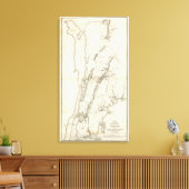 Toile Plaines blanches et armes (Insitu(Salon))