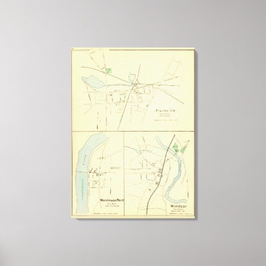 Toile Plainville, Entrepôt Pt, Windsor (Recto)