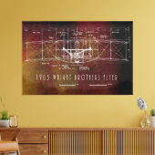 Toile Plan Avant Premier aéronef de vol habité (Insitu(Salon))