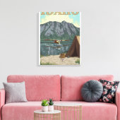 Toile Plan Bush et pêche - Idaho (Insitu(Salon))