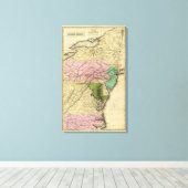 Toile Plan d'action des États du Moyen-Orient (Insitu (Plancher de Bois))