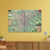 Toile Plan de Bruxelles, de 'Civitates Orbis Terra (Insitu(Salon))