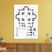 Toile Plan de la basilique Saint-Pierre (Insitu(Salon))
