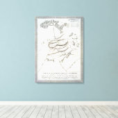 Toile Plan de la bataille glorieuse de Waterloo (gravi) (Insitu (Plancher de Bois))