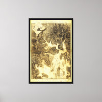 Plan de la carte de Boston par Henry Pelham (1775-