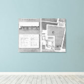 Toile Plan de la Maternite Port-Royal (Insitu (Plancher de Bois))