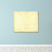 Toile Plan de l'Asie (Insitu (Plancher de Bois))