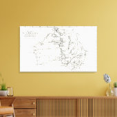 Toile Plan de l'Australie (Insitu(Salon))