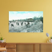 Toile Plan de patinage sur glace du Washington Lake Park (Insitu(Salon))