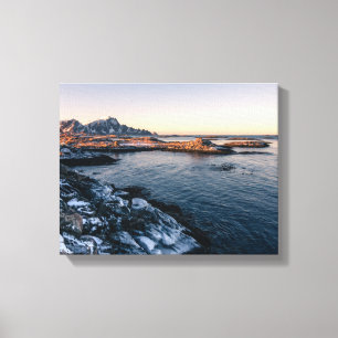Toile plan d'eau sous ciel ensoleillé