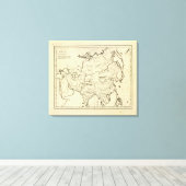 Toile Plan d'ensemble pour l'Asie (Insitu (Plancher de Bois))