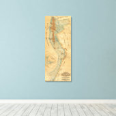 Toile Plan des marais salés et des marais (Insitu (Plancher de Bois))