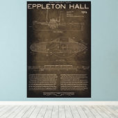 Toile Plan directeur 1914 pour remorque à vapeur (Insitu (Plancher de Bois))