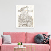 Toile Plan du Fort du New Madrid (Insitu(Salon))