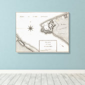 Toile Plan du fort Niagara (Insitu (Plancher de Bois))