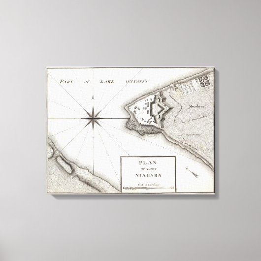 Toile Plan du fort Niagara (Recto)