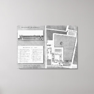 Toile Plan du Port-Royal de Maternite