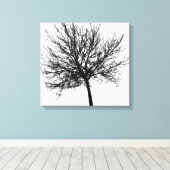 Toile Plan d'un arbre (Insitu (Plancher de Bois))